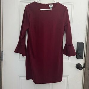 Old Navy Maroon midi dress